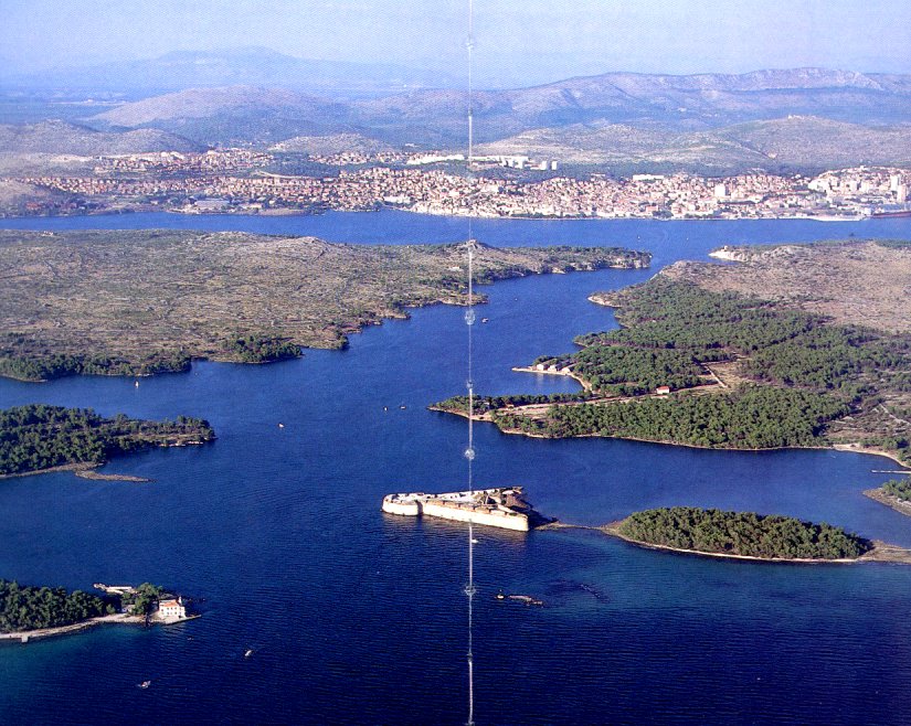 Sibenik vom Meer